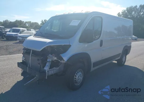2024 Ram Promaster 1500 Low Roof 136 Wb W/Pass Seat from USA, damaged, VIN 3C6LRVAG2RE144768